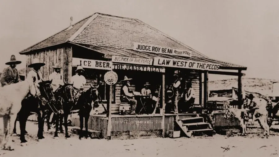 Jersey Lilly Saloon historic photo in Langtry Texas