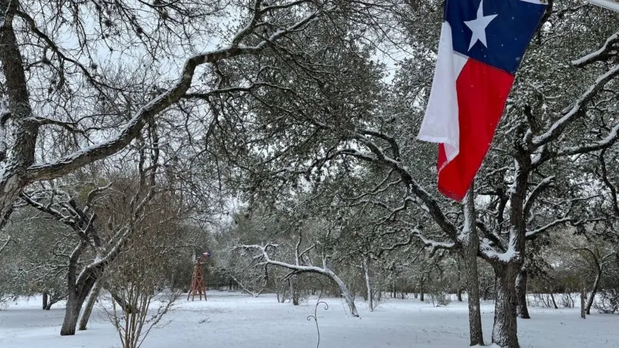 snow in Texas